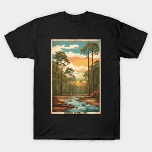 Congaree National Park South Carolina USA Vintage Travel Retro T-Shirt